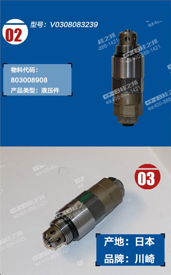 挖掘機(jī)溢流閥803008908