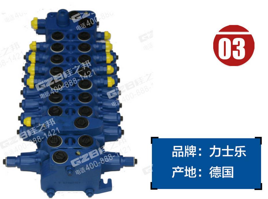 龍工6065挖機(jī)力士樂多路閥總成 龍工6065挖機(jī)力士樂多路閥總成